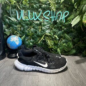 Nike Men's Free Run 5.0 Next Nature Black White Running Shoes, CZ1884-001 SZ 11